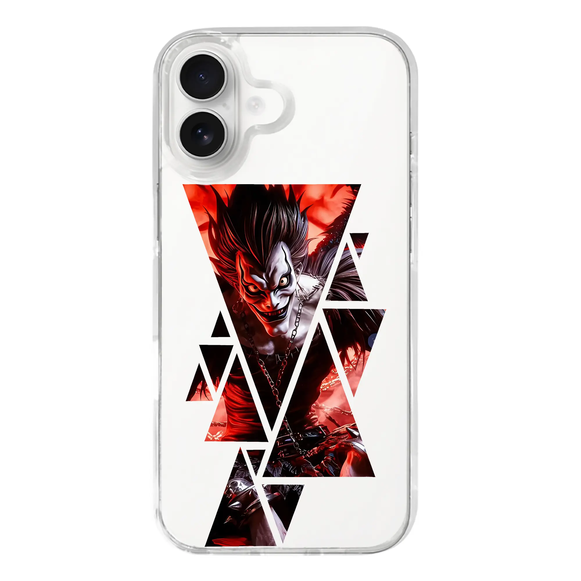 デスノート グッズ,リューク - iPhone 17シリーズ 透明スマホケース – 薄型・耐衝撃・精密フィット保護カバー